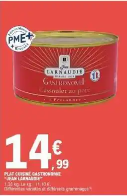 E.Leclerc Plat Cuisiné Gastronomie Jean Larnaudie offre