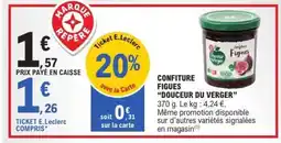 E.Leclerc CONFITURE FIGUES “DOUCEUR DU VERGER” offre