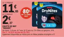 E.Leclerc CULOTTE DE NUIT “HUGGIES” offre
