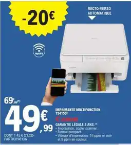 E.Leclerc Canon Imprimante Multifonction TS4150I offre