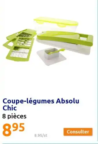 Action Coupe-légumes Absolu Chic offre