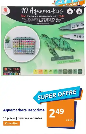 Action Aquamarkets Decotime offre