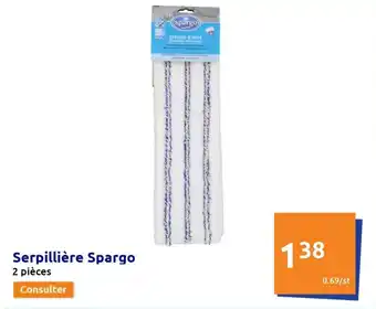 Action Serpillière Spargo offre
