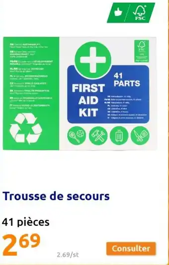 Action Trousse de secours offre
