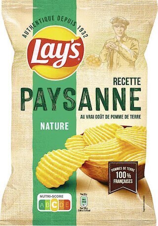 Chips Recette Paysanne Nature