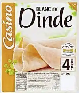 Casino Supermarchés Blanc de Dinde offre