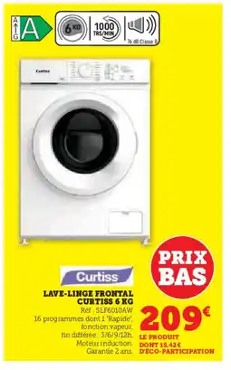 Super U CURTISS Lave-linge frontal offre
