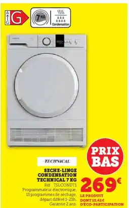 Super U TECHNICAL Seche-linge condensation offre