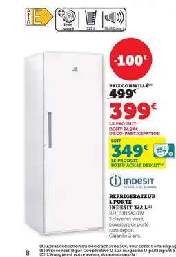 Super U Refrigerateur 1 porte offre