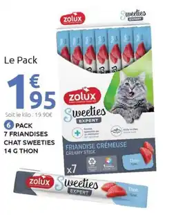 Mr Bricolage Pack 7 friandises chat sweeties offre