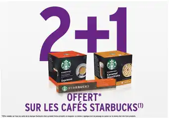 Intermarché Bon plan sur les cafés Starbucks offre