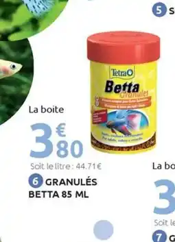 Mr Bricolage Granulé betta offre