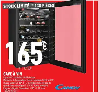 Brico Cash Cave à Vin Candy offre