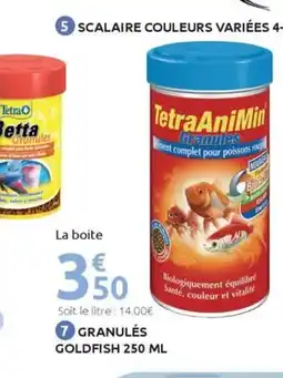 Mr Bricolage Granulés goldfish offre