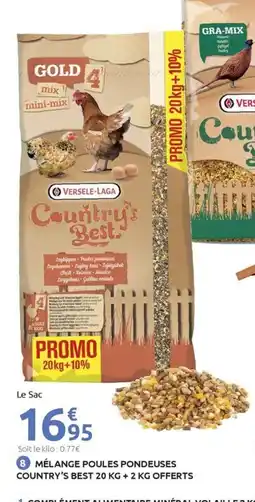 Mr Bricolage Mélange poules pondeuses country's best offre