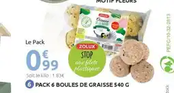 Mr Bricolage Pack 6 boules de graisse offre