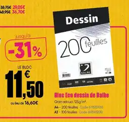 Dalbe Bloc Eco dessin de Dalbe offre