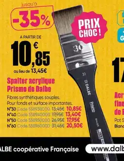 Dalbe Spalter acrylique Prismo de Dalbe offre