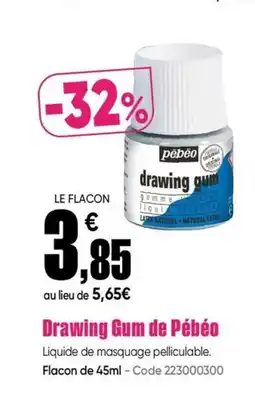 Dalbe Drawing Gum de Pébéo offre
