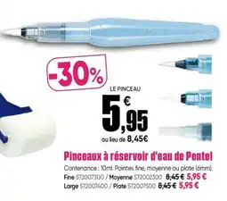Dalbe Pinceaux à réservoir d'eau de Pentel offre