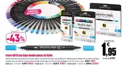 Dalbe Feutre DB Brush Aqua double pointe de Dalbe offre