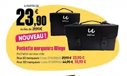 Dalbe Pochette marqueurs Wingo offre