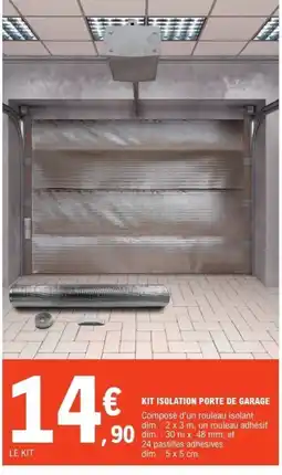 E.Leclerc Kit isolation porte de garage offre