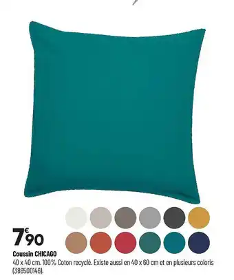 Bricorama Coussin Chicago offre