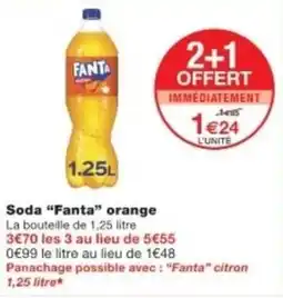 Monop' FANTA Soda orange offre