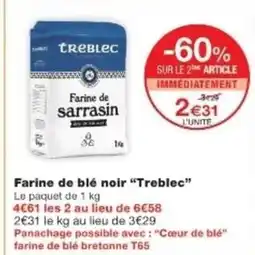 Monop' TREBLEC Farine de blé offre