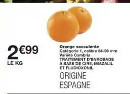 Monop' Orange socculente offre