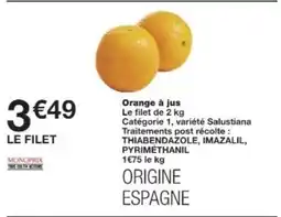 Monop' Orange à jus offre