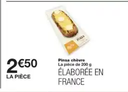 Monop' Pinsa chèvre offre