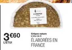 Monop' Crêpes nature offre
