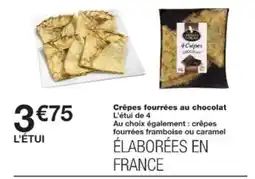 Monop' Crêpes fourrées au chocolat offre