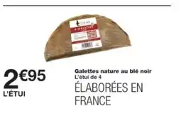 Monop' Galettes nature au blé noir offre