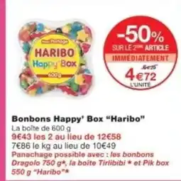 Monop' HARIBO Bonbons Happy' Box offre