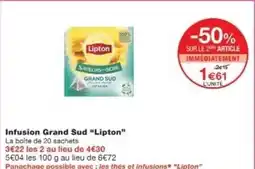 Monop' LIPTON Infusion Grand Sud offre