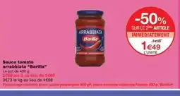 Monop' BARILLA Sauce tomate arrabbiata offre