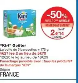 Monop' KIRI Goûter offre