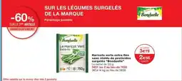 Monop' BONDUELLE Haricots verts extra-fins sans résidu de pesticides surgelés offre
