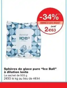 Monop' ICE BALL Sphères de glace pure à dilution lente offre