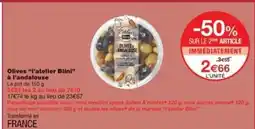 Monop' L'ATELIER BLINI Olives à l'andalouse offre