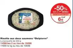 Monop' DELPIERRE Risotto aux deux saumons offre