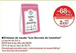 Monop' LES SECRETS DE LÉONTINE Cristaux de soude offre