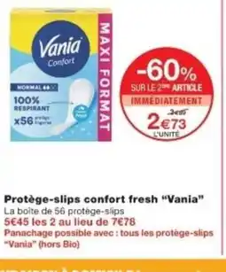 Monop' VANIA Protège-slips confort fresh offre