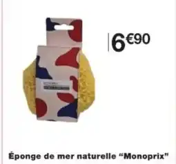 Monop' MONOPRIX Éponge de mer naturelle offre