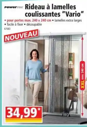 Rideau à Lamelles Coulissantes