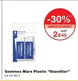 Monop' STAEDTLER Gommes Mars Plastic offre