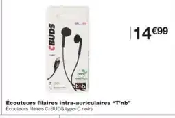Monop' T'NB Écouteurs filaires intra-auriculaires offre